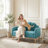 Billijo Solid and Manufactured Wood Standard Loveseat-492363494-492283199