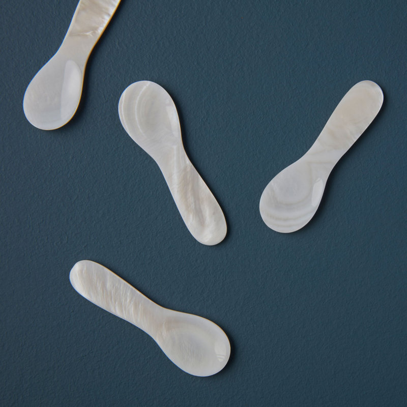 Mini Shell Spoons, Set of 4