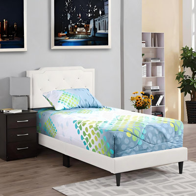 Structure de lit moderne avec tête de lit pour la chambre à coucher