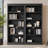 5-Tier Decor Bookshelves with Adjustable Shelves,Storage Organizer for CDs/Books/Movies-1863894606-1859468060