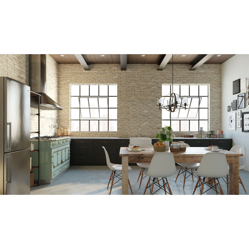 Lustre en fer 8 LT Irvine Kalco