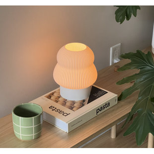 Lampe poly colombe blanche