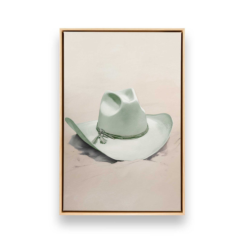 Cowboy Essentials in Green II, reproduction sur toile dans un cadre, H 18,75 po x l 12,75 po, Érable américain