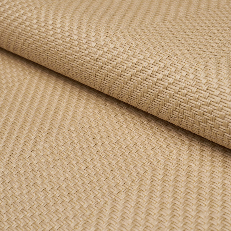 Schumacher X Johanna Ortiz Weaved Basketry Fabric, Natural