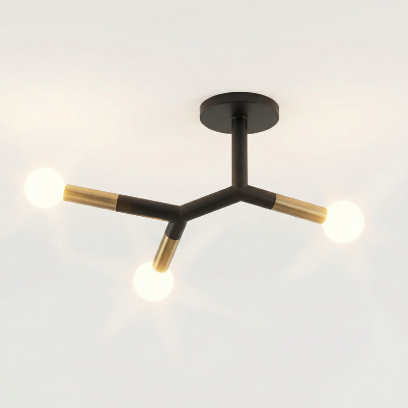 Danazia 3 Light Semi Flush Mount