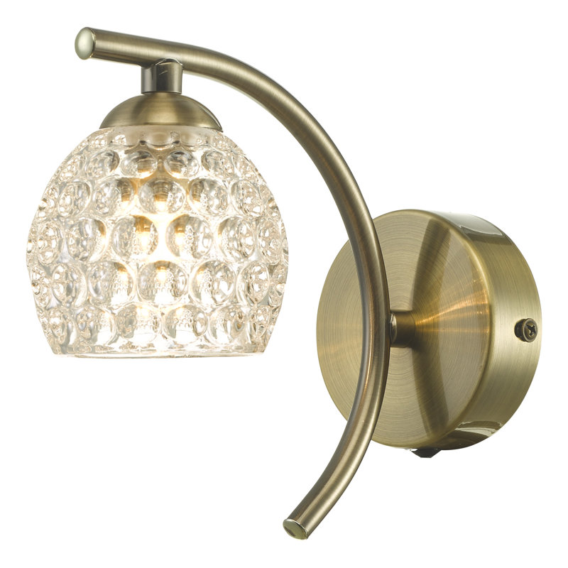 Osteen Armed Sconce, Antique Brass