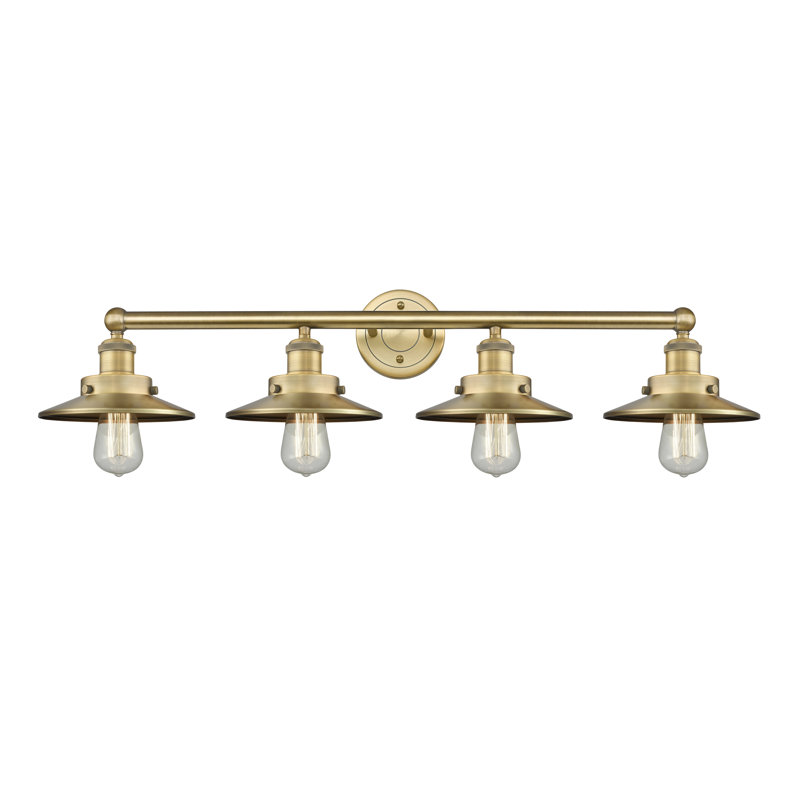 Krysia 4 - Light Dimmable Vanity Light, Brushed Brass, Brushed Brass
