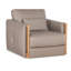 Meridian Leather Swivel Armchair