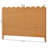 Caydyn Bohemian Light Honey Scalloped Rattan Pitrit Standalone Headboard-912504378