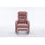 Chaise berçante en tissu avec repose-pieds Teddy-199263664