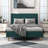 Sutter Upholstered Wingback Bed-1249700962-1233515342