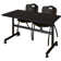 Kobe Flip-Top Training Nesting Table, 2 M Stack Chairs