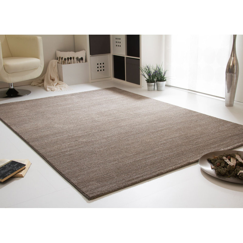 Illings Solid Colour Flatweave Area Rug, Rectangular 240 x 340cm