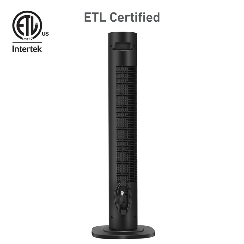 36" SmartConnect Wi-Fi Oscillating Digital Tower Fan, 3 Speeds, Remote Control