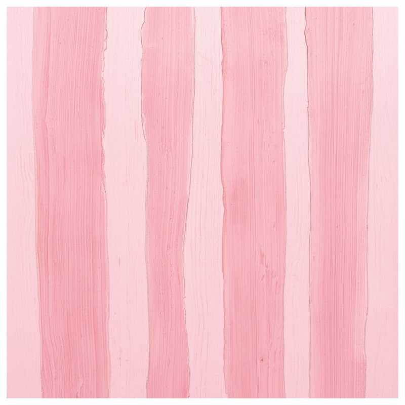Pink Vertical Stripes Double Sided Throw Pillows, 14 x 14 inches