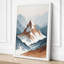 Mountain at Dusk Scandinavian - Wrapped Canvas-1529295946-1529295942