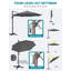 Parasol en porte-à-faux 120 "Loyce-1579763140