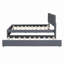 Lit plateforme tapissier avec lit gigogne-889459595-889459594
