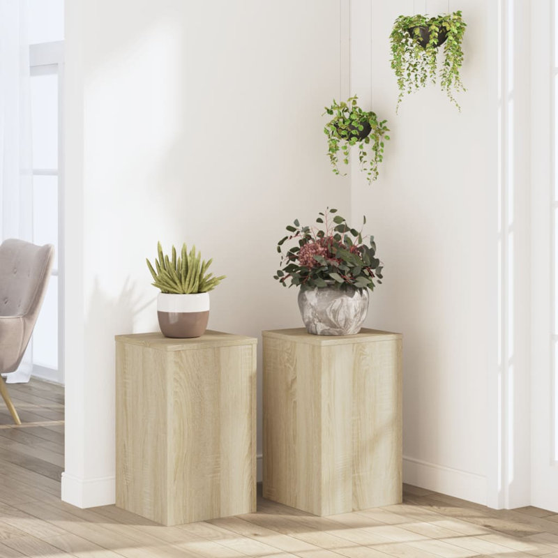 Plant Stand - Set of 2, Sonoma/Oak
