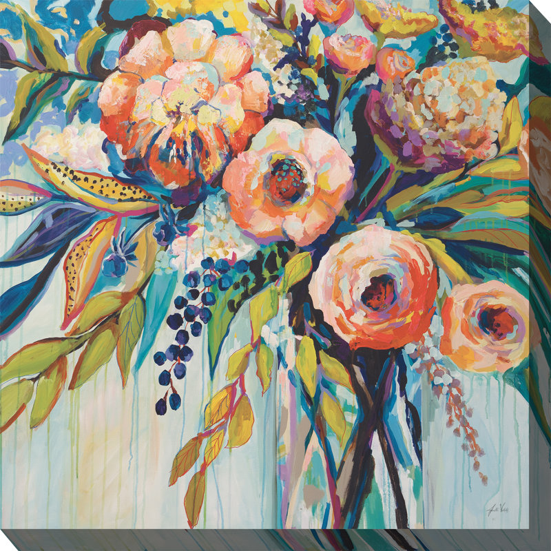 Thierry All-Weather Canvas Plants & Flowers Wall Decor