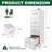 Office Storage Cabinet, Narrow File Cabinet With 4 Drawers, Metal Vertical File Cabinet With Lock For Office Home, Vertical Filing Cabinet For Storage-19978122