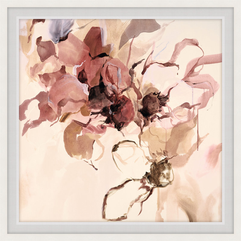 Emoting Blooms 1 Print by Art House Studios, 31" H x 31" W x 1" D