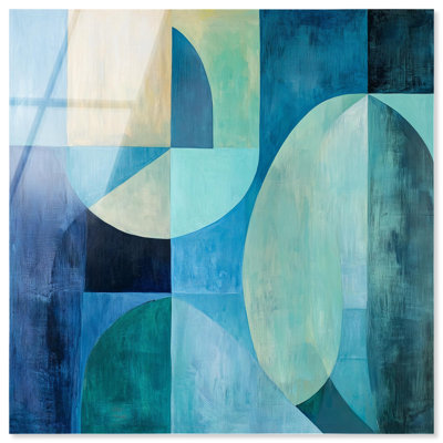 Colour Blocks II Acrylic Modern Wall Decor by Art Remedy, Ready to Hang