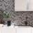 Silvleaf 12.21 in. x 13.39 in. Geometric Matte Aluminum Mosaic Tile-60816846