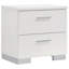 Ensemble de chambre avec grand lit 5 pièces blanc brillant-1614076040