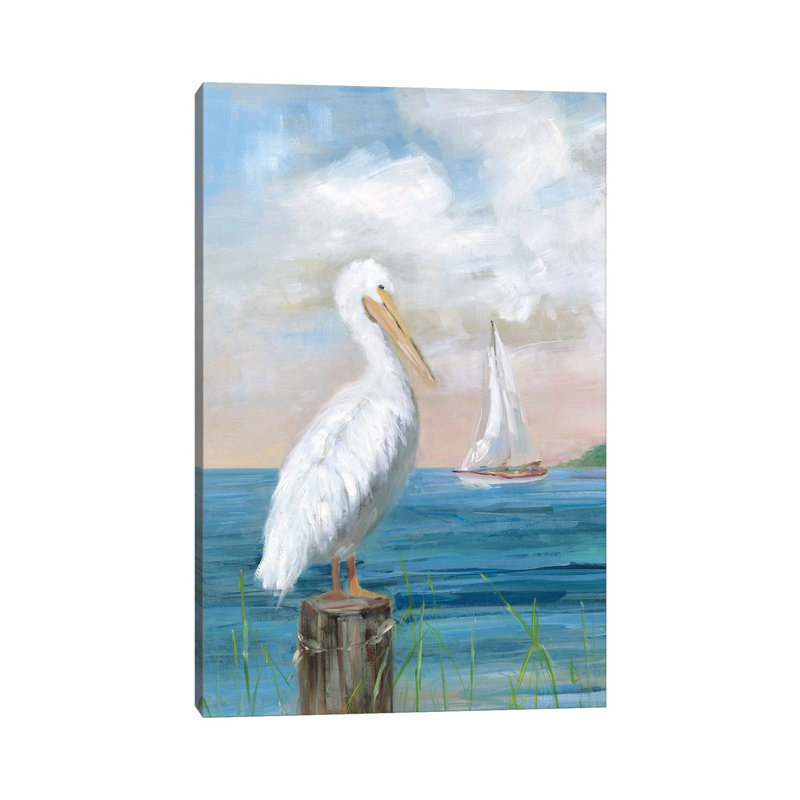 Pelican View I by Sally Swatland - Wrapped Canvas Print, 66.04 cm H x 45.72 cm W x 3.175 cm D