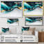 Émeraude, balance de l'encre liquide III - art mural moderne transitionnel abstrait-785884237-785884226-785884234
