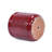 Handmade Ceramic Planter Set Of 3, 15/12/9 Inch Diameter, Burgundy Diamond-Pattern, For Orchids & Indoor Plants, Windowsill & Bookshelf Use, Breathable Clay-1029845018