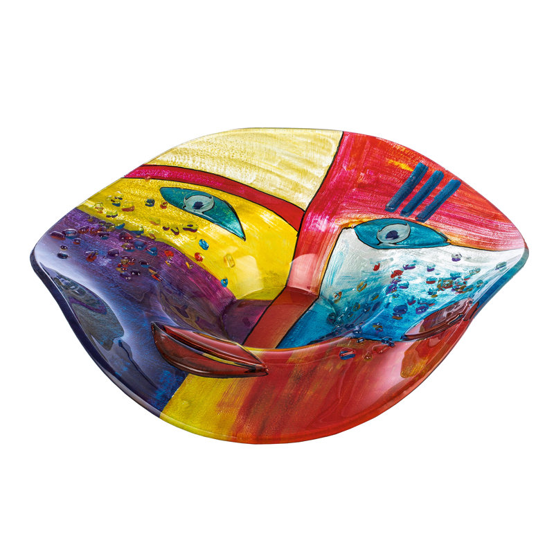Baszto Handmade Glass Decorative Bowl 1