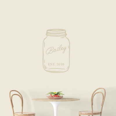 Adhésif décoratif Mason Jar