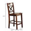 Chaises à hauteur de comptoir (de 2) en cerisier - 2 sièges à la mode avec une grâce attrayante