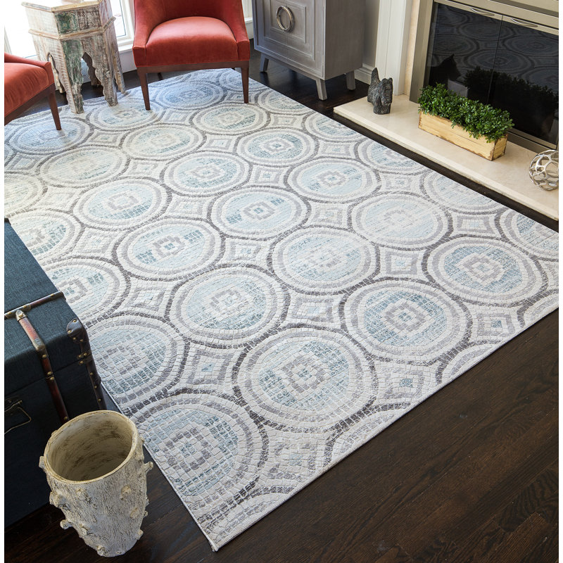 Hickerson Geometric Indoor Rug, Rectangle 8' x10'
