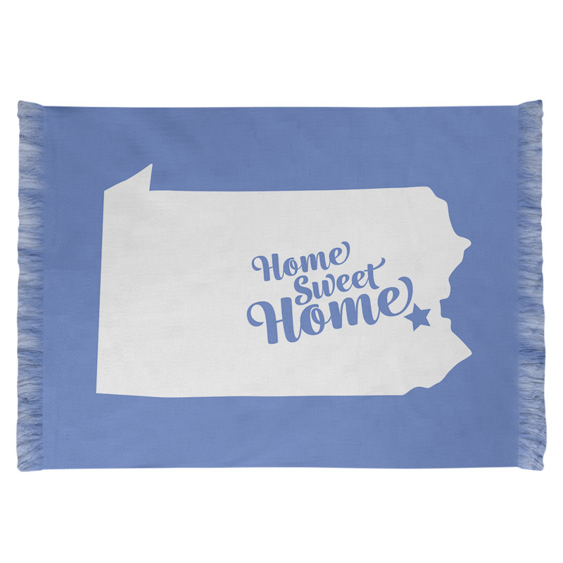 Tapis allentown blue area home
