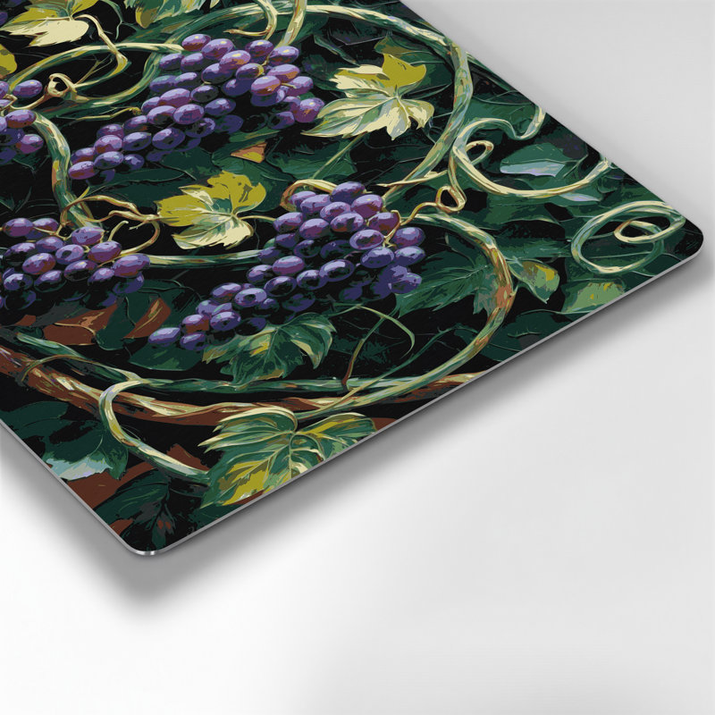 Art mural en métal Botanical Grape Vines, H 20 po x l 24 po