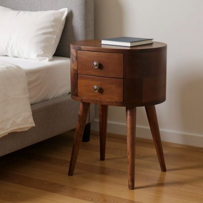Table de chevet ovale 20 po
