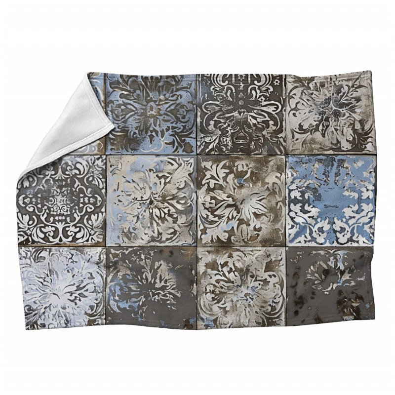 Machine Printed Throw Blanket, 60" x 80"