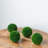 S/6 D4" Faux Boxwood Ball Bowl Filler,Green