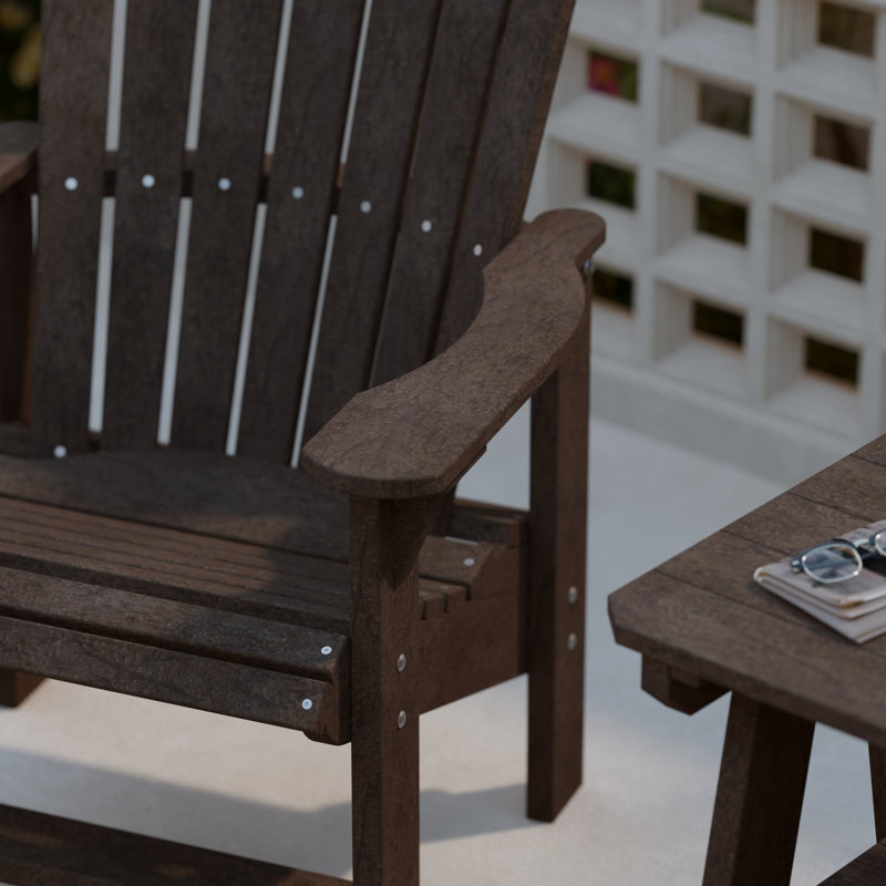 Chaise Adirondack droite Heritage, Brun Tudor