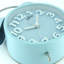 Roman Numeral Metal Mechanical Alarm Tabletop Clock-55920340