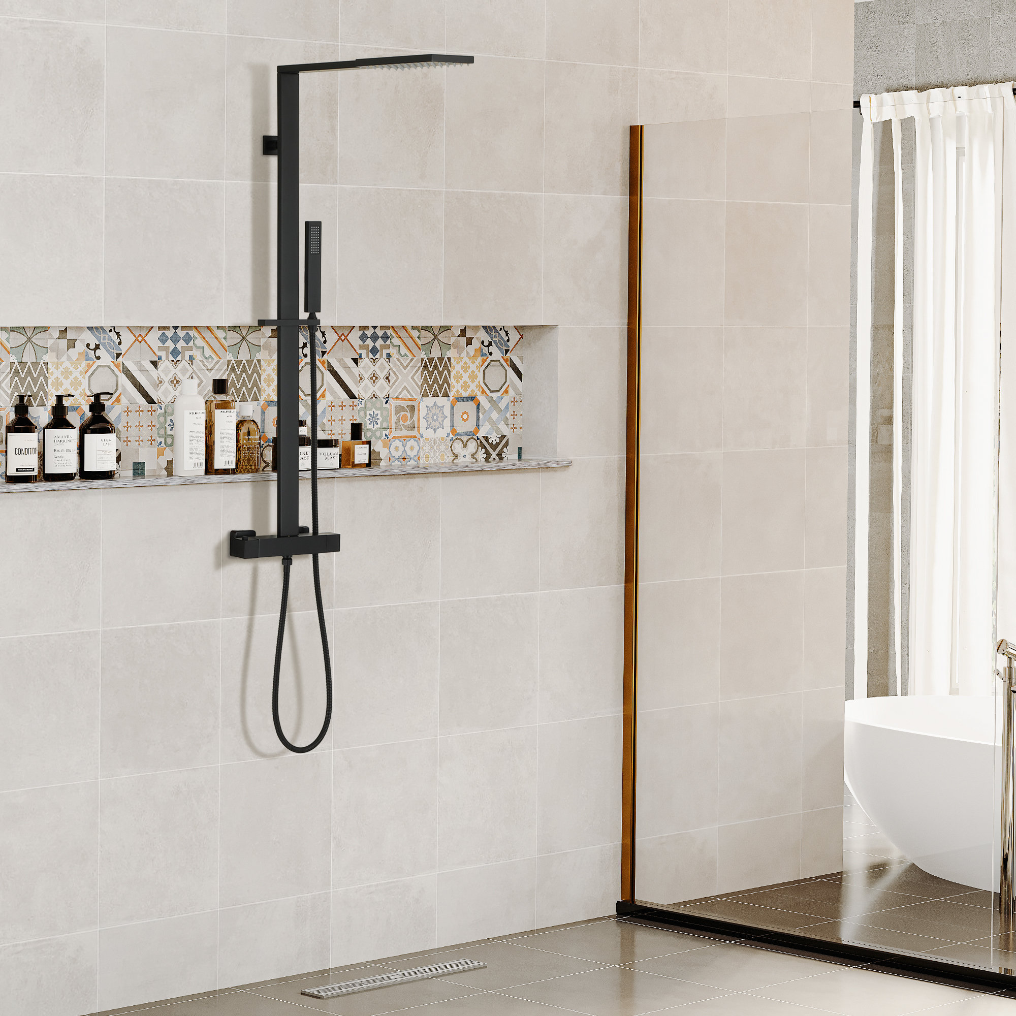 Clihome®  2-Function Bathroom Complete Shower System with Rough-in Va