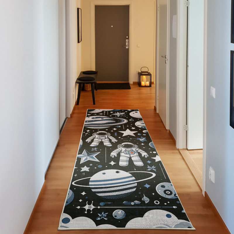 Machine Printed 229cm X 79cm Area Rug