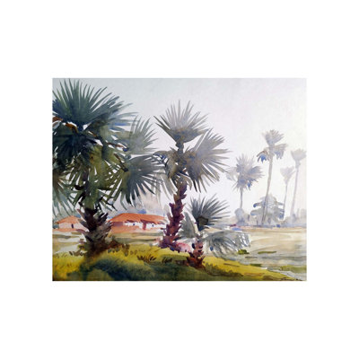 Beauté du Bengale champêtre | Aquarelle sur papier | Par Samiran Sarkar