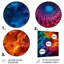 «Colorful Space Fractal Spiral II», impression d'art mural en métal fractal-1514815630