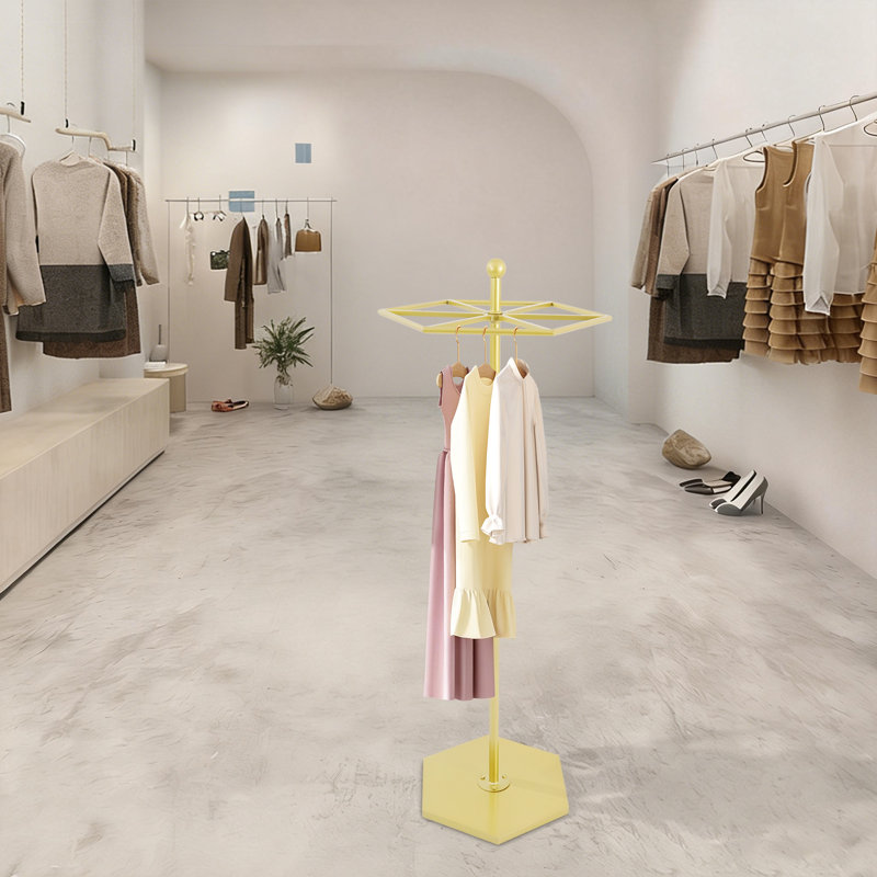 Portant pour vêtements, Doré