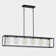 6 - Lights Modern Square / Rectangular Chandelier Black Linear Chandelier Dimmable Chandeliers For Dining Room Kitchen Island