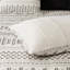 Mini ensemble d'édredon en jacquard de coton ivoire / gris anthracite double / grand-117492951-117492952